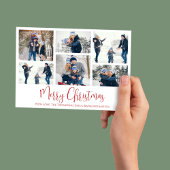 クリスマス数々のの休日6フォトバッファロープレイド シーズンカード