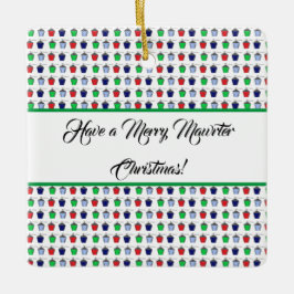 クリスマス数々のカラーのブリンモーラーランタン セラミックオーナメント