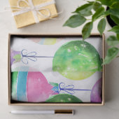 クリスマス数々のカラーオーナメント 薄葉紙 (ギフト)