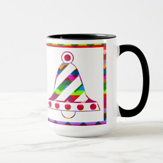 クリスマス数々のベル マグカップ (右)