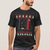 クリスマス数学バーグラフブリークリスマスセーター Tシャツ (正面)