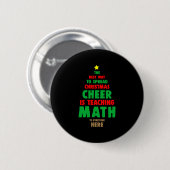 クリスマス数学先生 缶バッジ (正面&裏面)