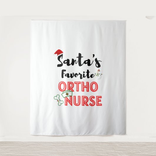 クリスマス整形外科ナース タペストリー (正面)