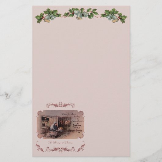 クリスマス文房具の恵み 便箋 (正面)