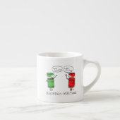 クリスマス料理おもしろいシェフスパイス エスプレッソカップ (右)