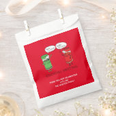 クリスマス料理おもしろいシェフスパイス フェイバーバッグ (クリップ留めされた状態)