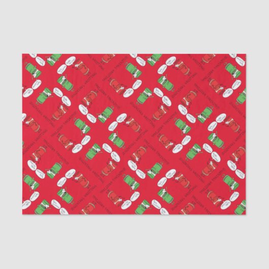 クリスマス料理おもしろいシェフスパイス 薄葉紙 (正面)