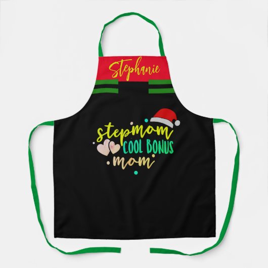 クリスマス料理体験の向上， Stepmom Chef エプロン (正面)