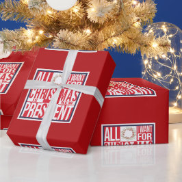 クリスマス新大統領の愛国心 ラッピングペーパー