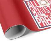 クリスマス新大統領の愛国心 ラッピングペーパー (ロールコーナー)