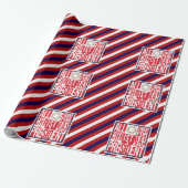 クリスマス新大統領の愛国心 ラッピングペーパー (アンロールド)