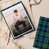 クリスマス新婚写真家クランキャンベルタータンチェック シーズンカード