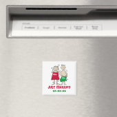 クリスマス新婚夫婦 マグネット (インサイチュ (食洗機))