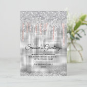 クリスマス新年シルバーバラ金ゴールドグリッター乾燥 (スタンド正面)