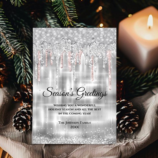 クリスマス新年シルバーバラ金ゴールドグリッター乾燥