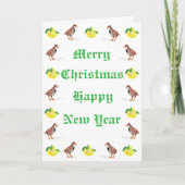 クリスマス新年挨拶状 シーズンカード (正面)