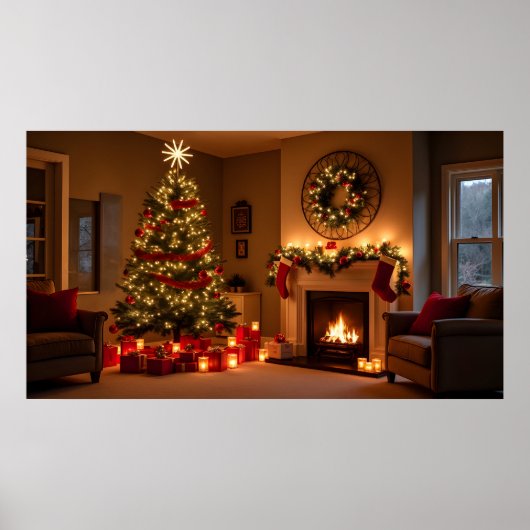 クリスマス新年 ポスター (正面)