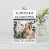 クリスマス新聞の写真なんと1年 シーズンカード (スタンド正面)