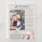 クリスマス新聞クリスマスカード(写真あり) シーズンカード (裏面)