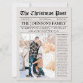 クリスマス新聞クリスマスカード(写真あり) シーズンカード (正面)