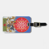 クリスマス旅行 ラゲッジタグ (正面横)