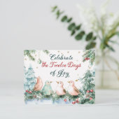 クリスマス日ポスター12枚 シーズンポストカード (スタンド正面)