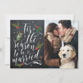 クリスマス日付カードを保存 招待状 (正面)