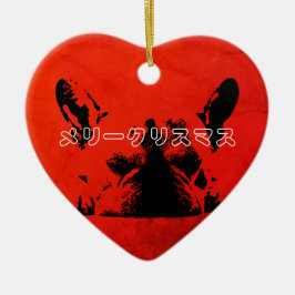 クリスマス日本の セラミックオーナメント