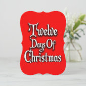 クリスマス日12人 招待状 (スタンド正面)