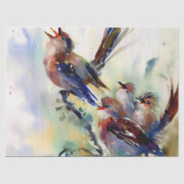 クリスマス日12回：鳥を呼ぶ(B), 薄葉紙