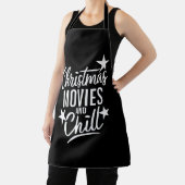 クリスマス映画と冷たい家族のクリスマスギフト エプロン (インサイチュ)