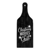 クリスマス映画と冷たい家族のクリスマスギフト カッティングボード (正面)