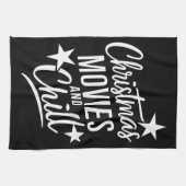 クリスマス映画と冷たい家族のクリスマスギフト キッチンタオル (横)