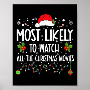 クリスマス映画のすべてのクリスマスを見る可能性が最も高い ポスター