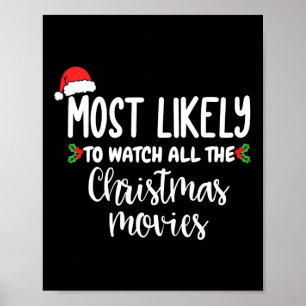 クリスマス映画のすべてのクリスマスを見る可能性が最も高い ポスター