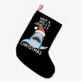 クリスマス映画の皮肉っぽい口ごたえを食べる スモールクリスマスストッキング (正面 (吊り時))