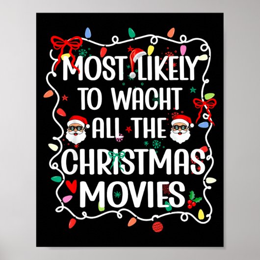 クリスマス映画を全部見る可能性大 ファミリー ポスター (正面)