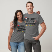 クリスマス映画を全部観る友達 Tシャツ (ユニセックス)