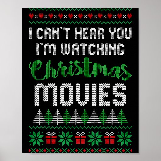 クリスマス映画を見ているのであなたの声は聞こえません ポスター (正面)