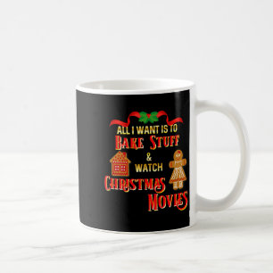 クリスマス映画を見ることだけが私の願い バク コーヒーマグカップ