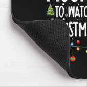 クリスマス映画を見る可能性が最も高い マウスパッド (コーナー)