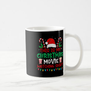 クリスマス映画を見るTシャツ - 楽しい コーヒーマグカップ