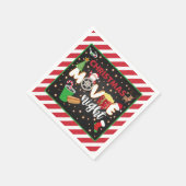 クリスマス映画ナイトナプキン スタンダードカクテルナプキン (角)