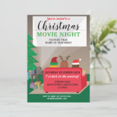 クリスマス映画ナイトパーティーキッズフェスティバルムービー 招待状 (スタンド正面)