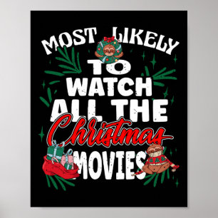 クリスマス映画ファンを見る可能性が最も高い ポスター