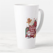 クリスマス映画鑑賞マグカップ Xmas カフェラテマグ (右アングル)