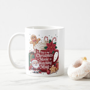 クリスマス映画鑑賞マグカップ Xmas コーヒーマグカップ