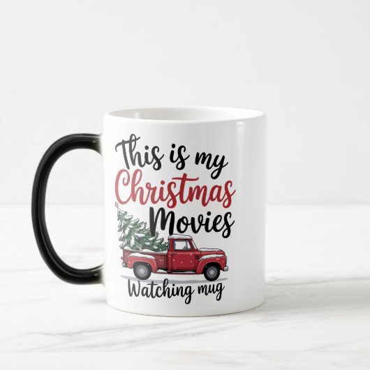 クリスマス映画鑑賞マグギフト モーフィングマグカップ (左)