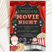 クリスマス映画鑑賞会ホリデーパーティー 招待状