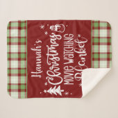 クリスマス映画鑑賞 シェルパブランケット (正面(横))